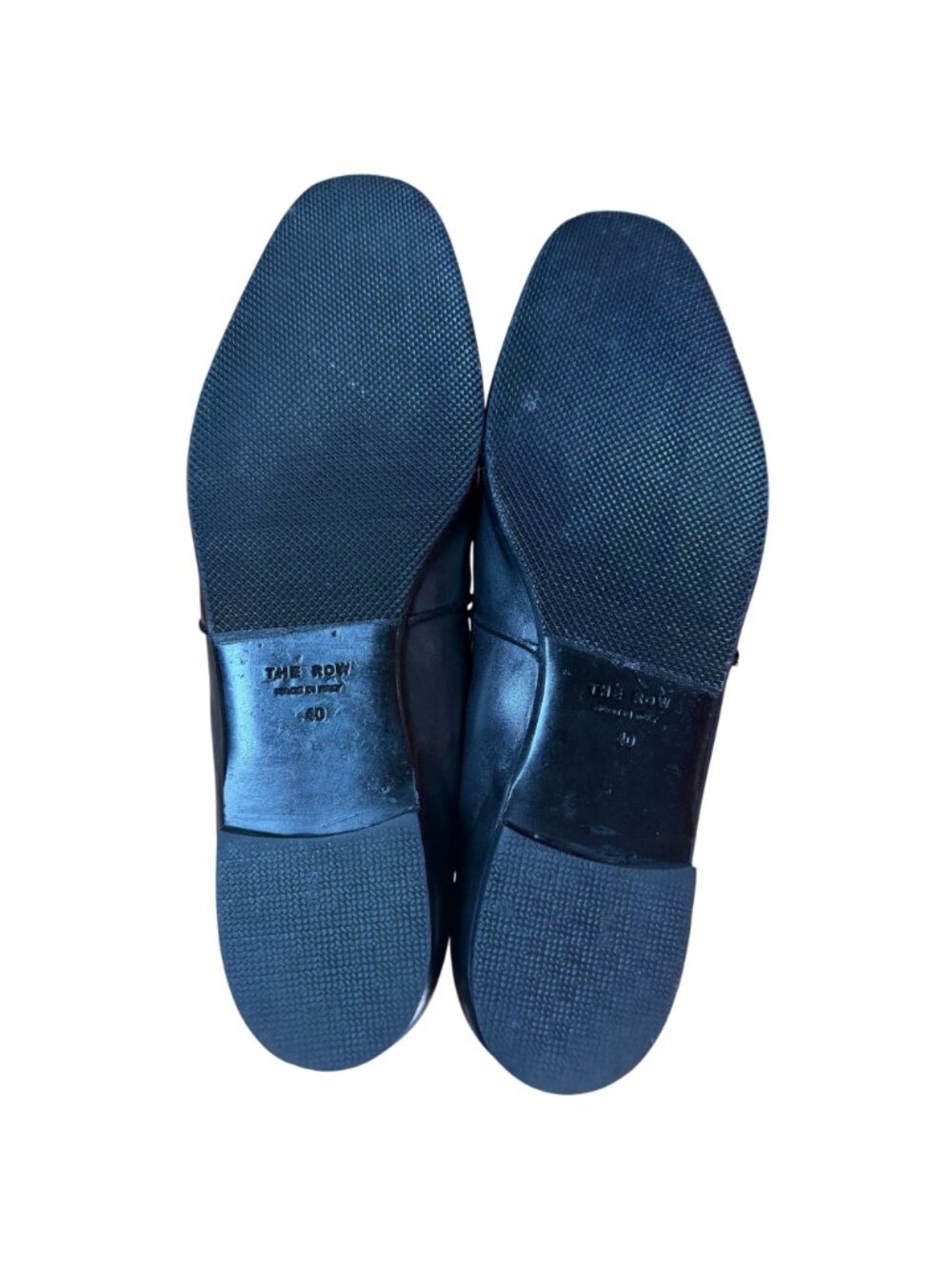 The Row Alys Black Leather Slipper Loafer Size EU 40 U 10 - Picture 3 of 12